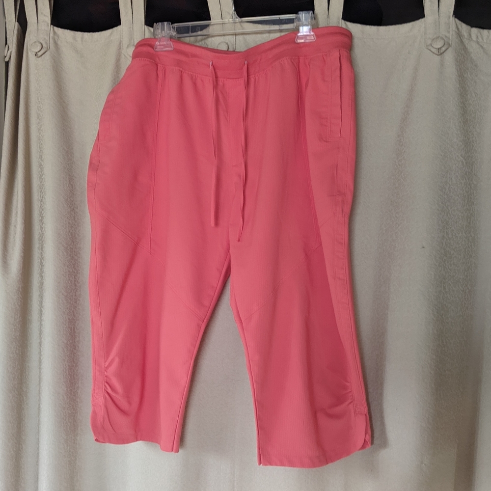 Lee Relaxed Fit Coral/Orange Capris